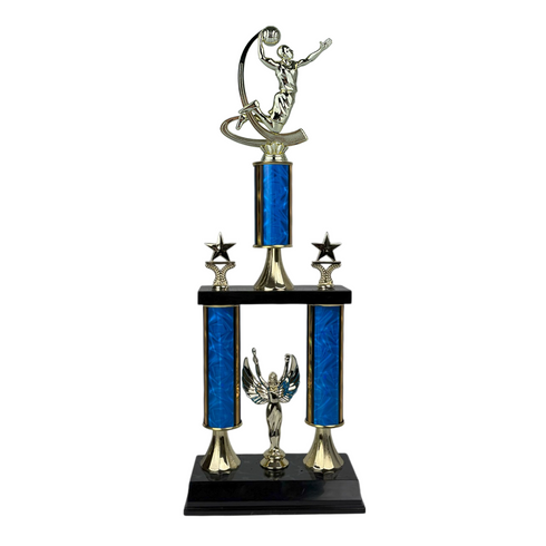 Trofeo de Tubo con Figura Serie 50 de Baloncesto